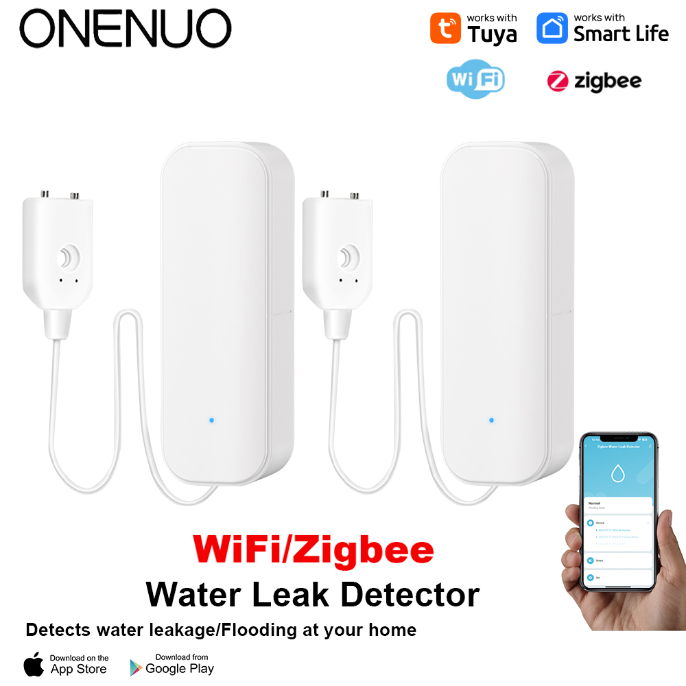 Home Security Business - Sensor de água wi-fi/zigbee, alarme de