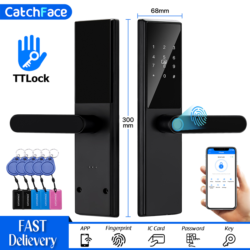 Home Security Ideas - Fechadura de porta com impressão digital,
