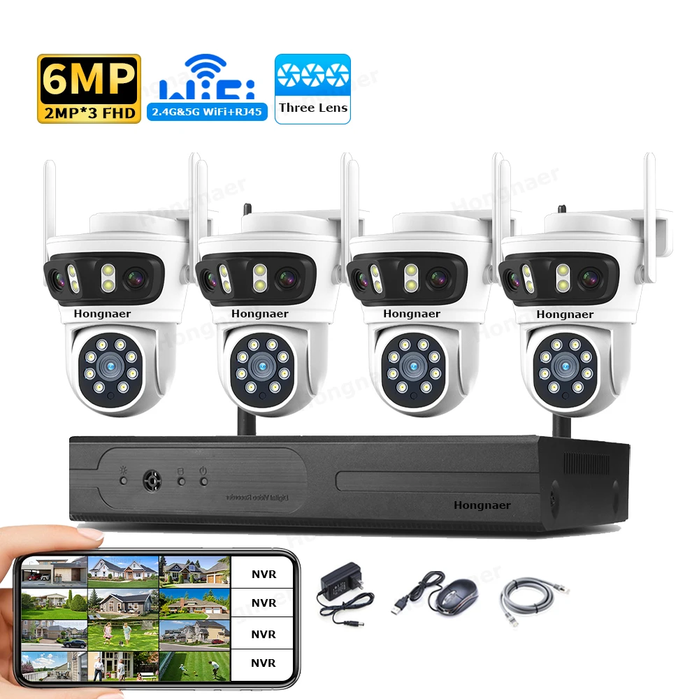 Home Security Wireless Cameras - Kit de Câmeras de Segurança Residencial