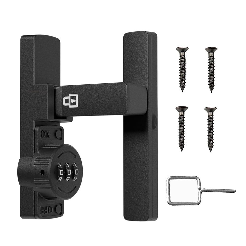 Home Security Door - Fechadura de porta de celeiro de
