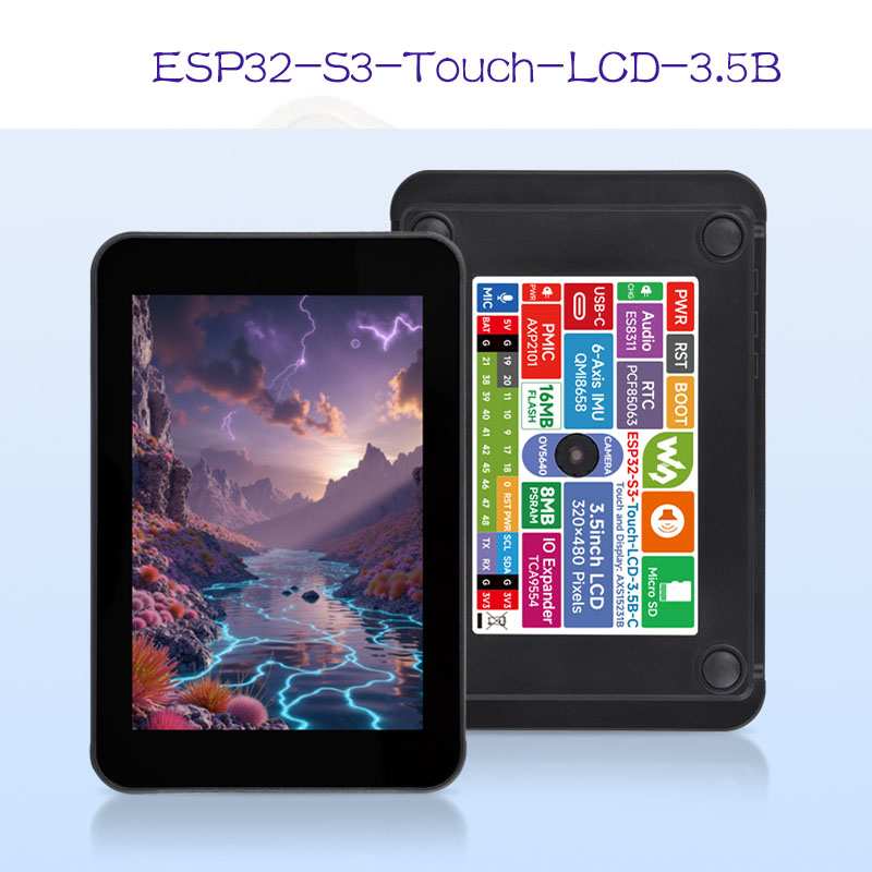 Home Security With Cameras - Placa LCD Touch ESP32-S3 de 3.5