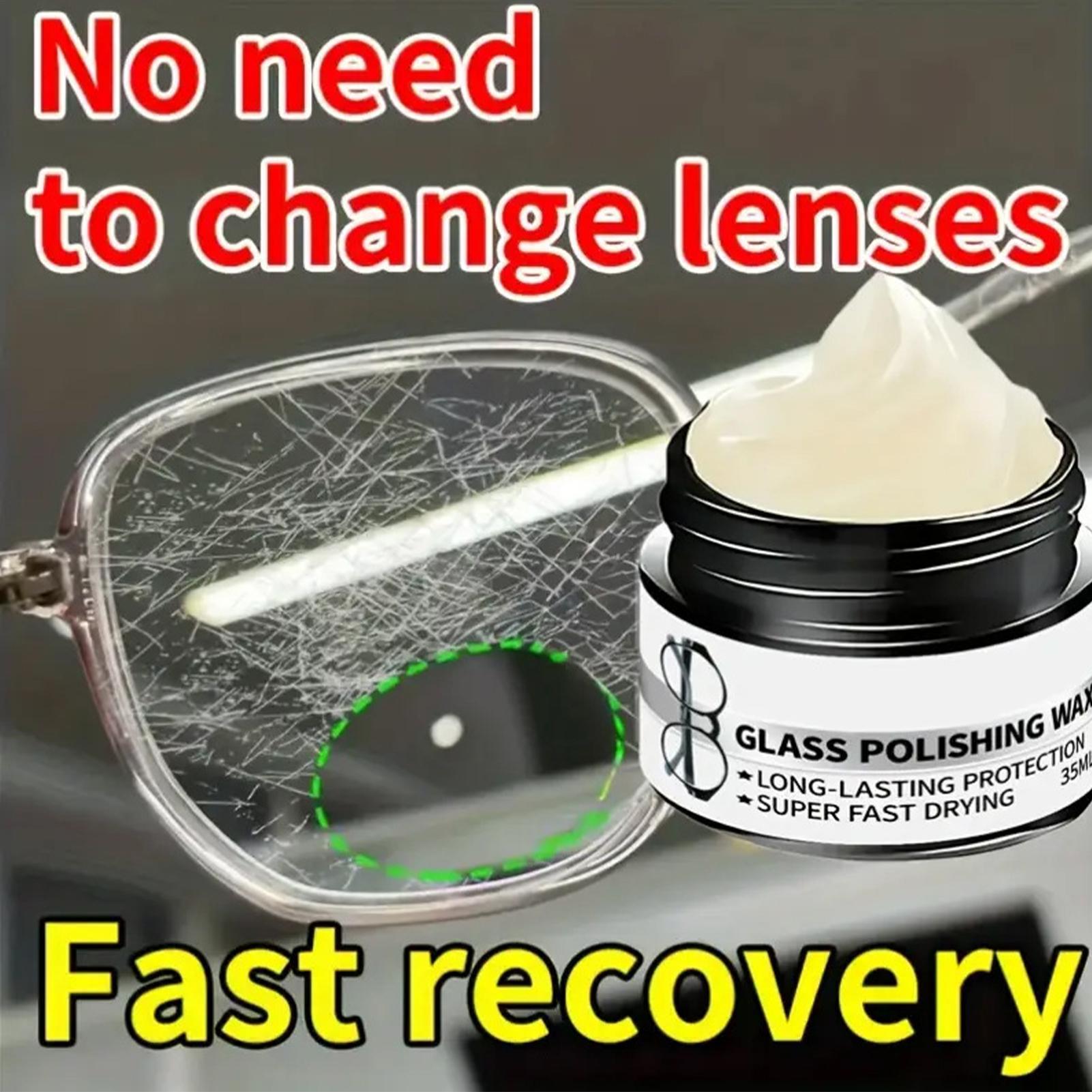 Glass Break Detector - Removedor de Arranhões para Óculos, Pasta