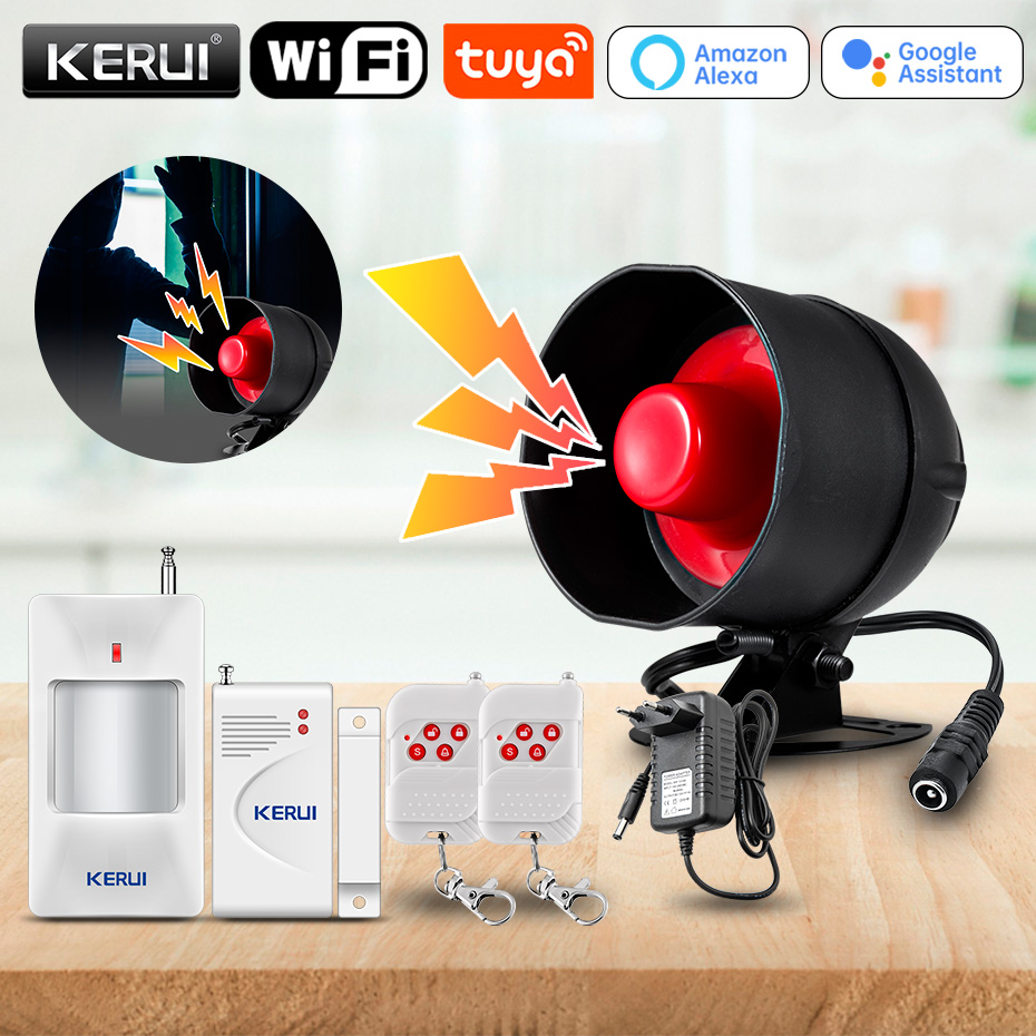 Home Security No Wifi - Kerui tuya inteligente wi fi sistema