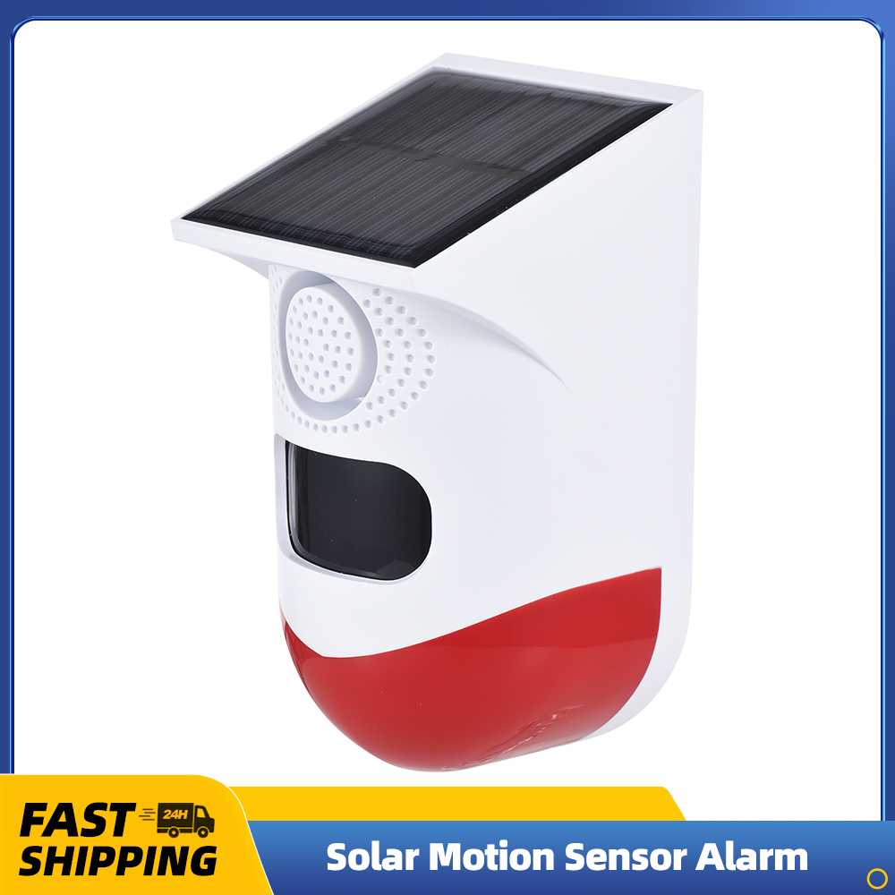 Home Security Yard Sign - Sensor de movimento solar alarme ao