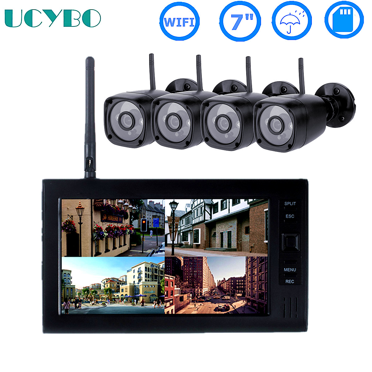 Home Security Outdoor Cameras - Sistema de segurança CCTV sem fio