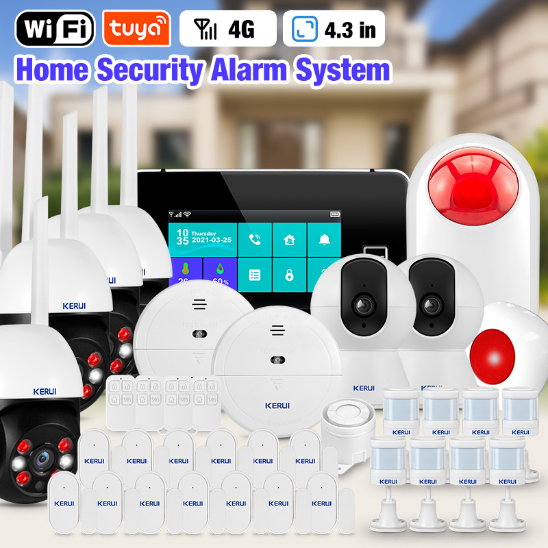 Home Security No Wifi - Kerui 4.3 Polegada tela de toque