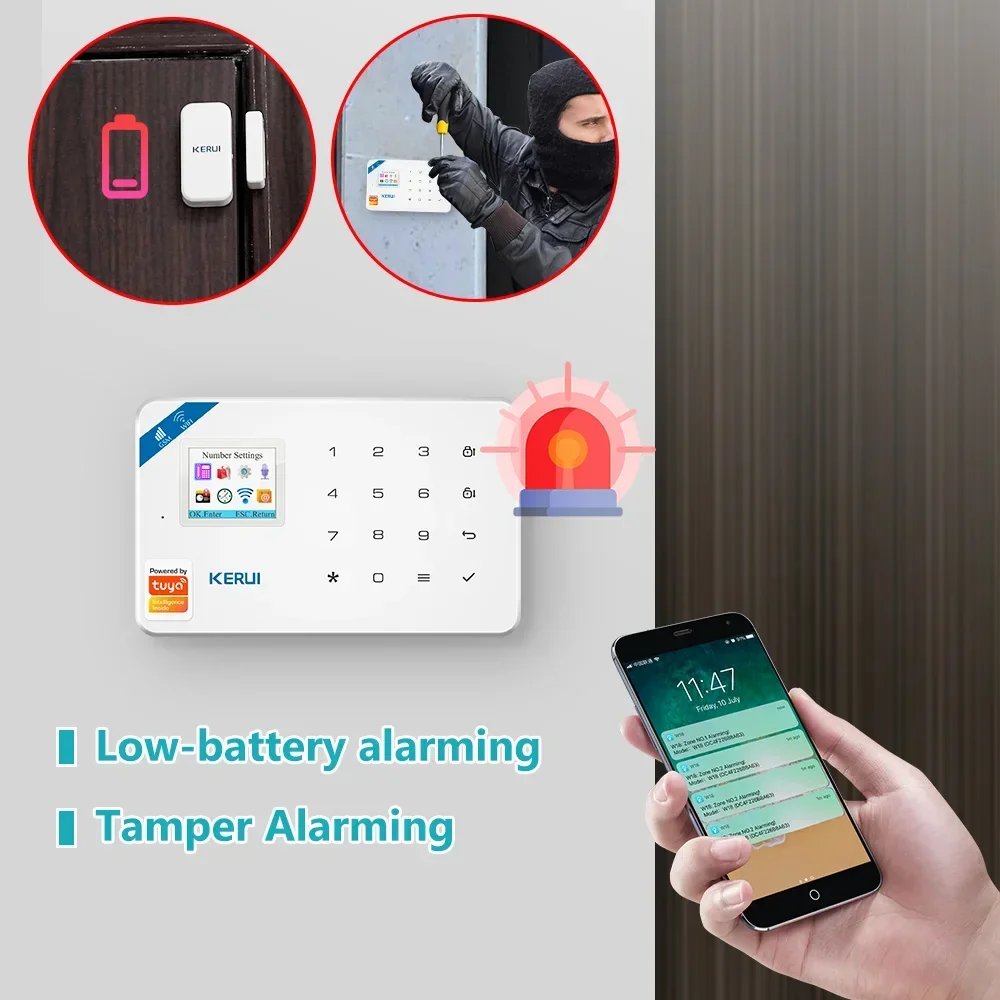 Sistema de Alarme Sem Fio KERU - Home Security Wireless Cameras avaliação e preço
