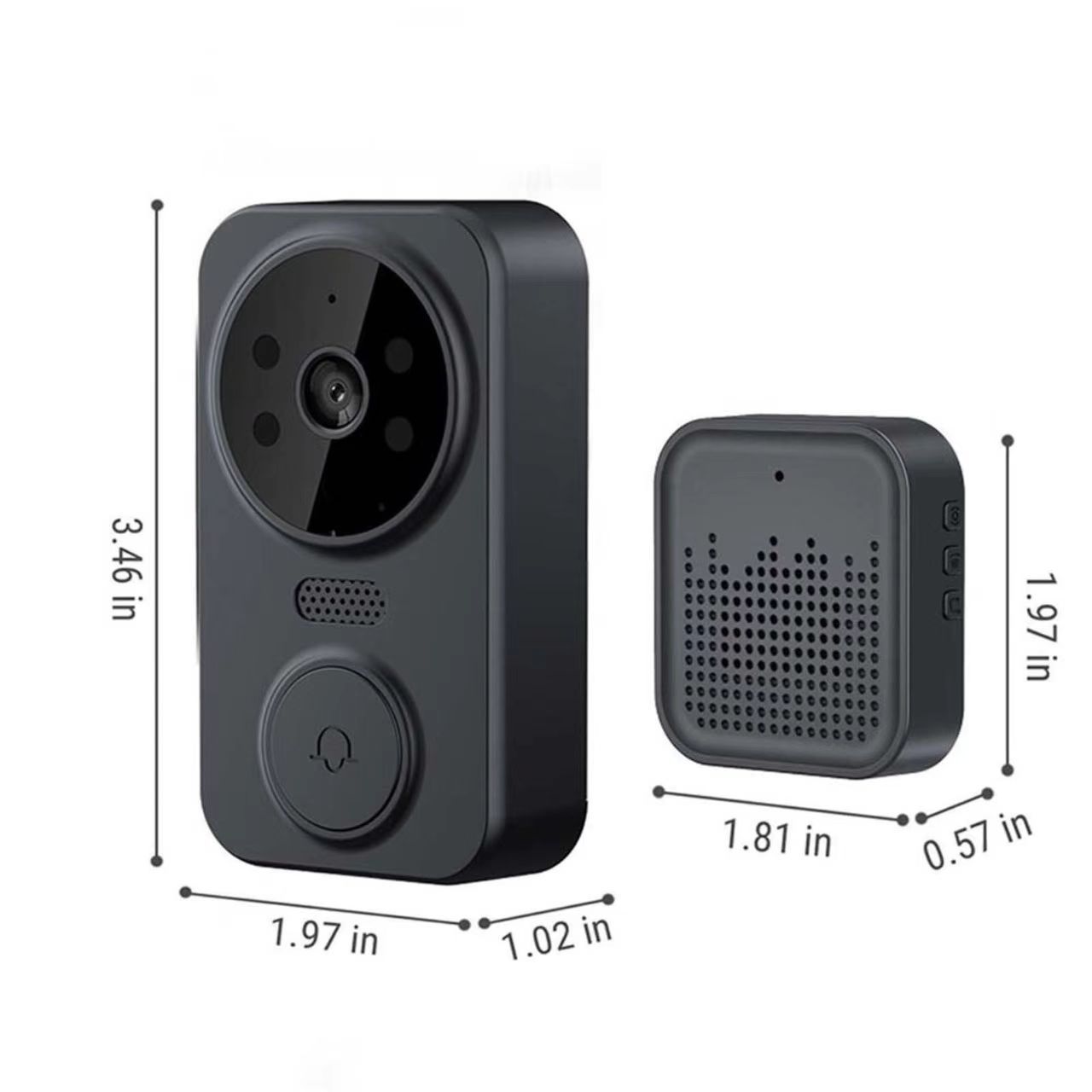 Campainha Inteligente Tuya WIF - Home Security Wireless Cameras avaliação e preço