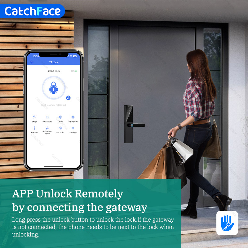 Fechadura de porta com impress - Home Security Ideas avaliação e preço