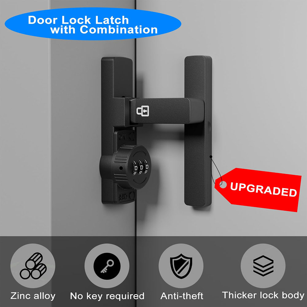 Fechadura de porta de celeiro  - Home Security Door avaliação e preço