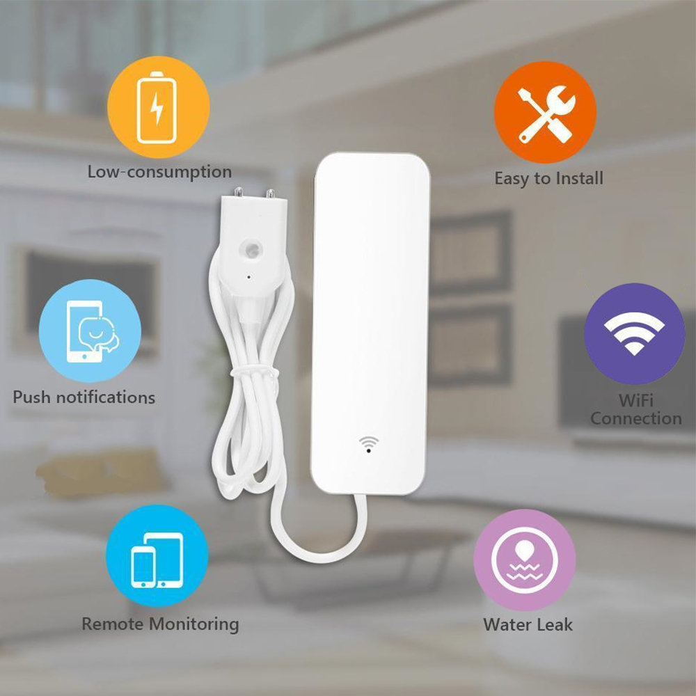 Sensor de vazamento de água wi - Home Security Business avaliação e preço