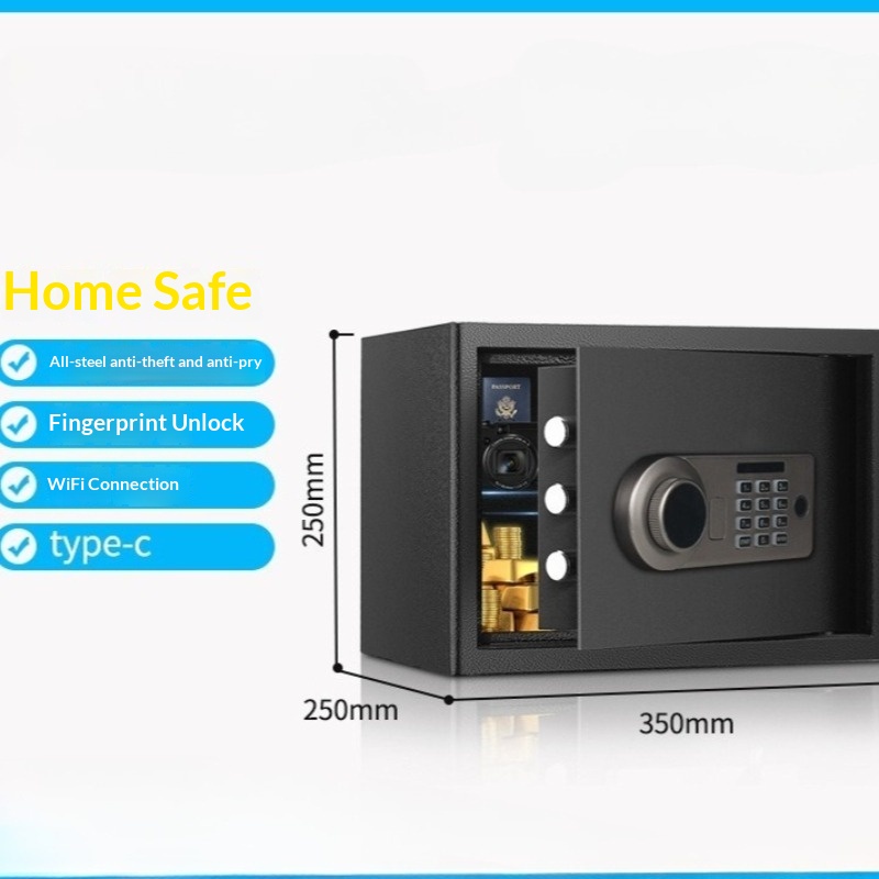 Senha eletrônica segura 25cm m - Home Security Safe avaliação e preço