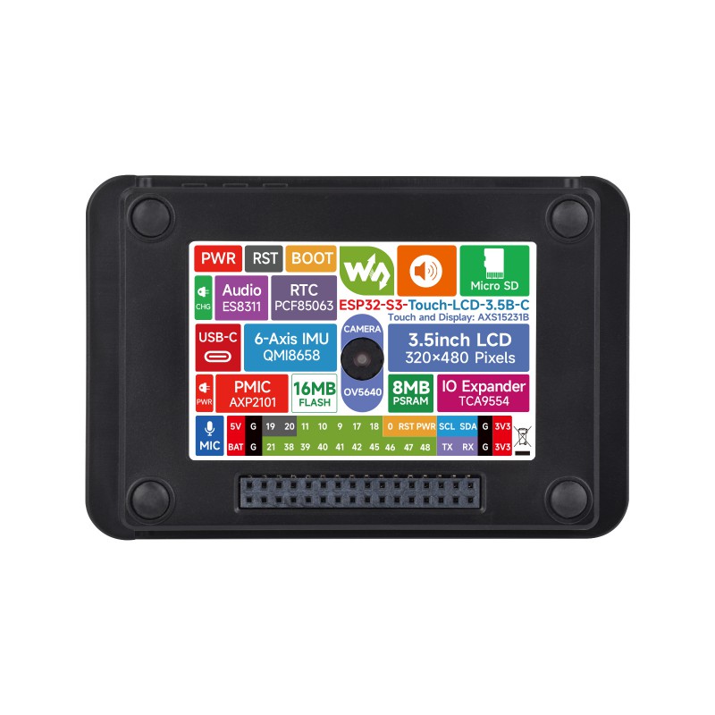 Placa LCD Touch ESP32-S3 de 3. - Home Security With Cameras avaliação e preço