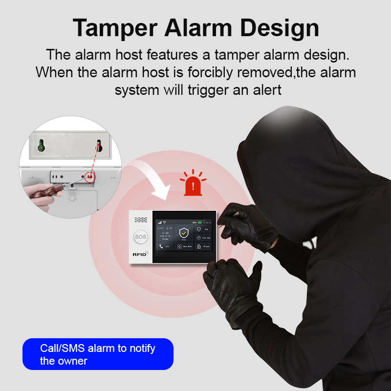 PGST alarme inteligente anti r - Home Security No Wifi avaliação e preço