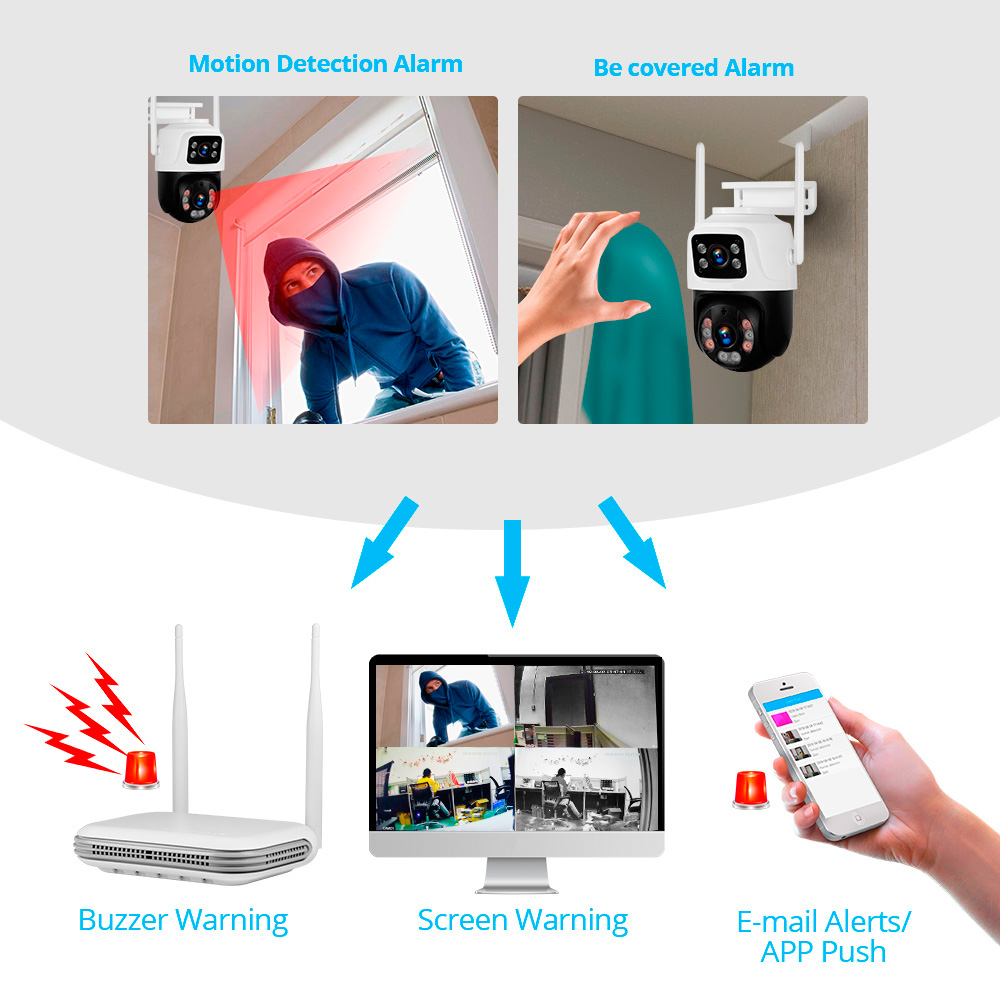 Kerui à prova d'água 6mp hd se - Home Security Wireless Cameras avaliação e preço