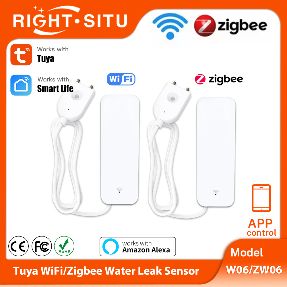 Tuya wifi zigbee sensor de águ - Home Security Business avaliação e preço