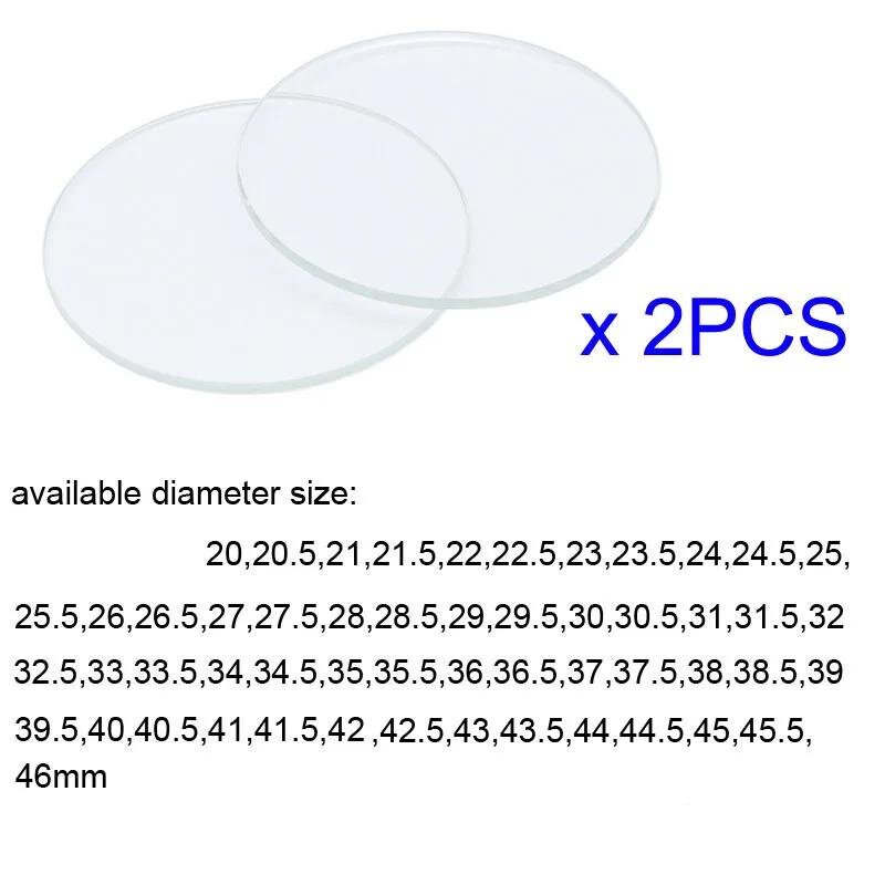 【2PCS】Vidro redondo para relóg - Glass Break Detector avaliação e preço