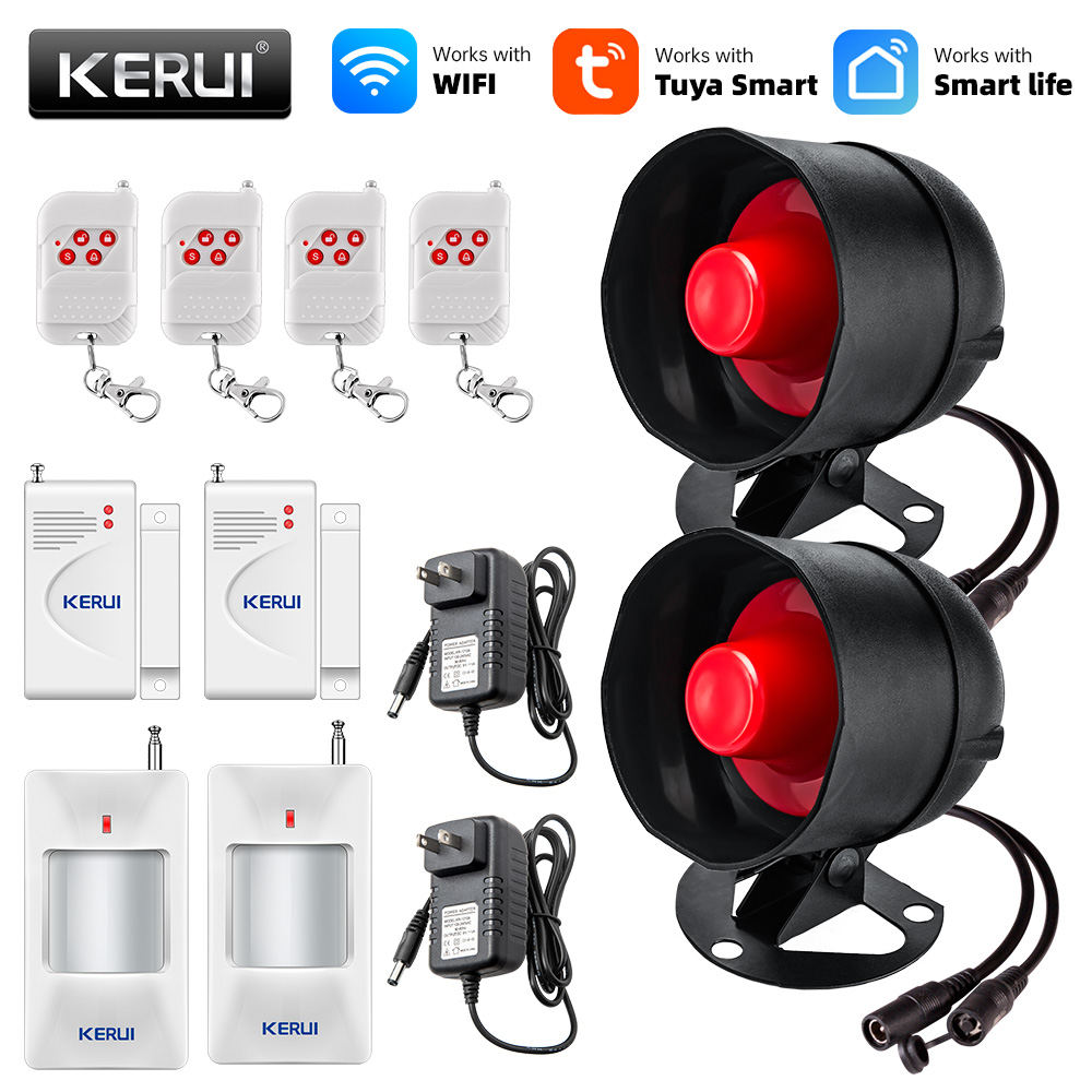 Kerui tuya inteligente wi fi s - Home Security No Wifi avaliação e preço