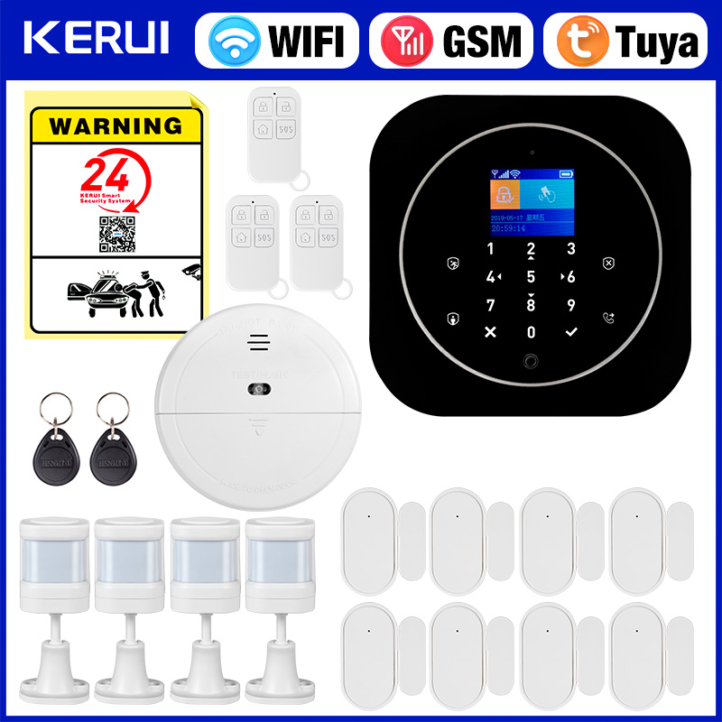 Kerui g12 sem fio tuya kit sis - Home Security No Wifi avaliação e preço