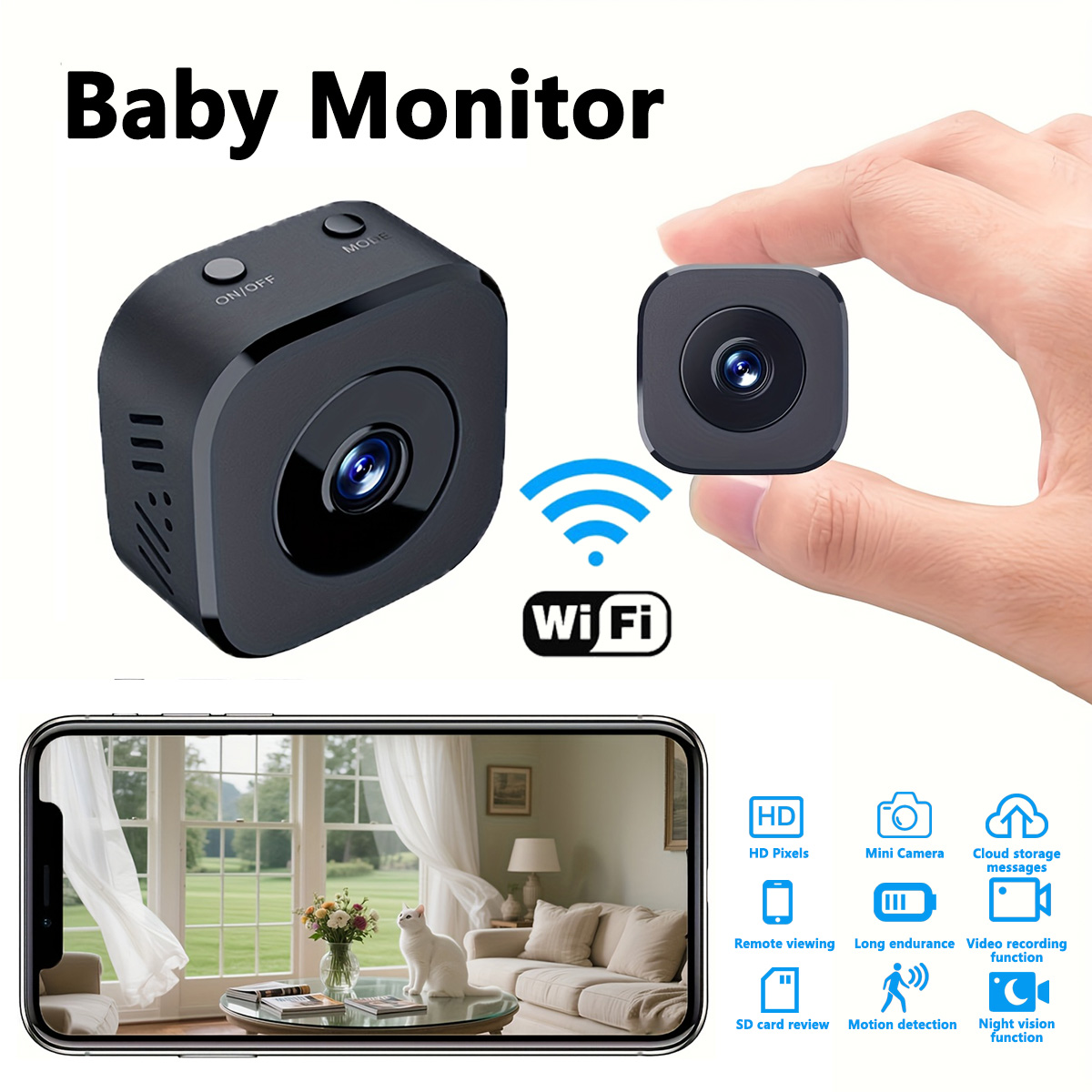 1080p hd mini câmera wi-fi seg - Home Security With Cameras avaliação e preço