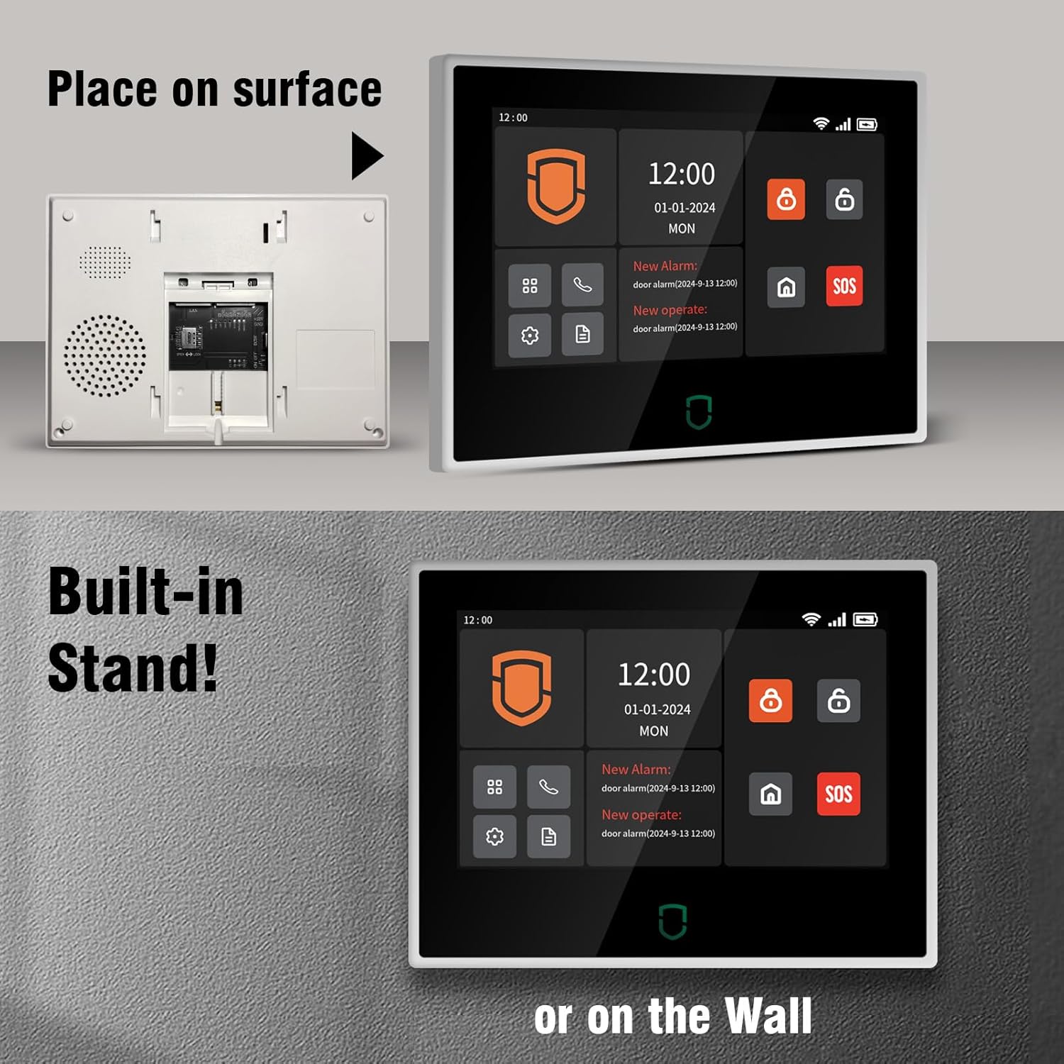 Wolf-guard 7 polegadas tela se - Home Security No Wifi avaliação e preço