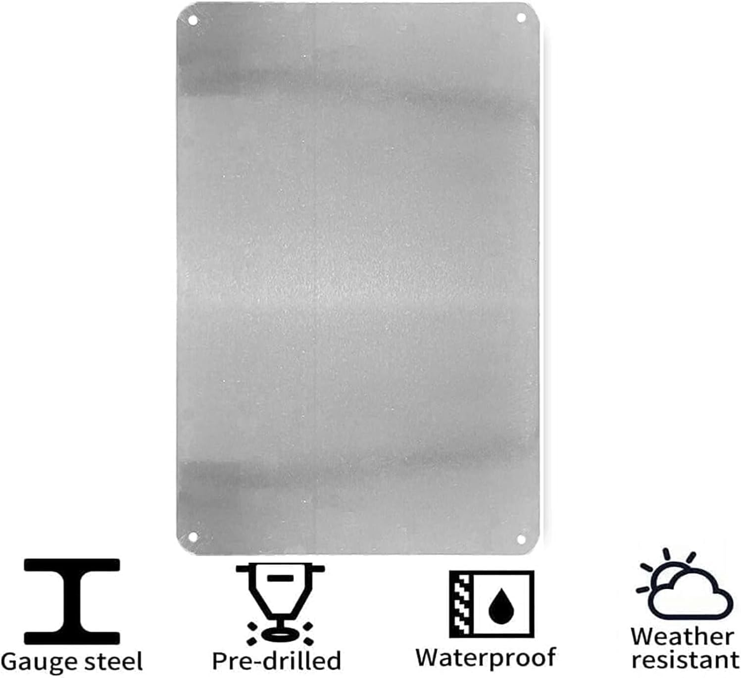 Placa Decorativa Vintage de Fe - Home Security Bars avaliação e preço