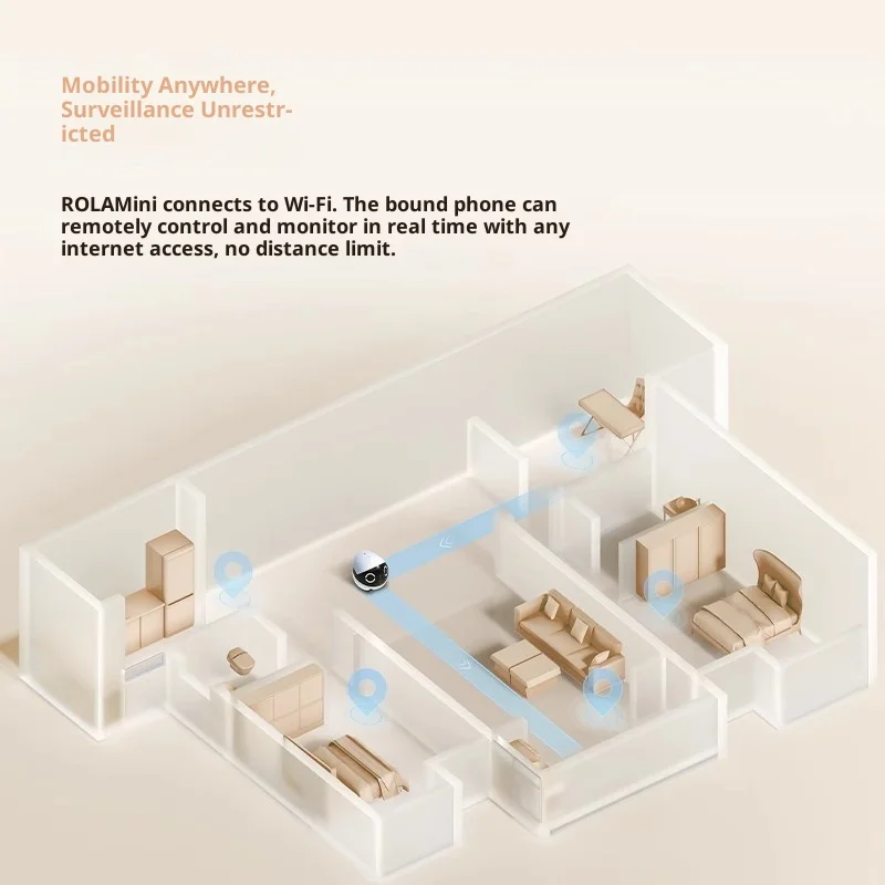 Enabot ROLA Mini Robô Intelige - Home Security Wireless Cameras avaliação e preço