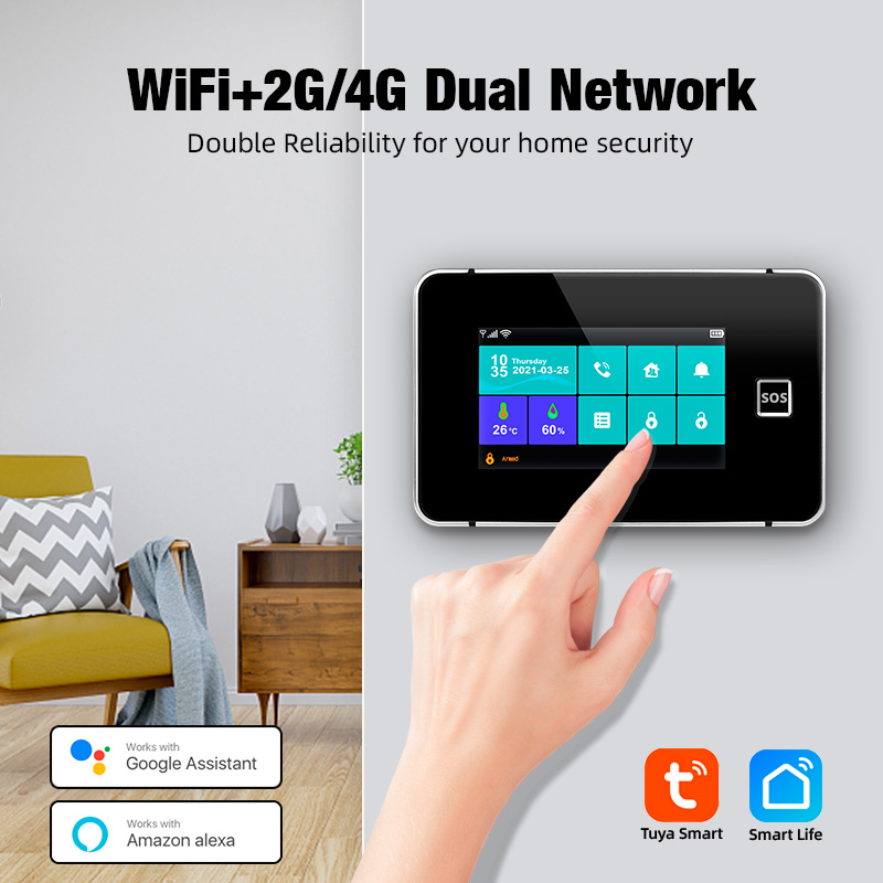 Kerui 4.3 Polegada tela de toq - Home Security No Wifi avaliação e preço